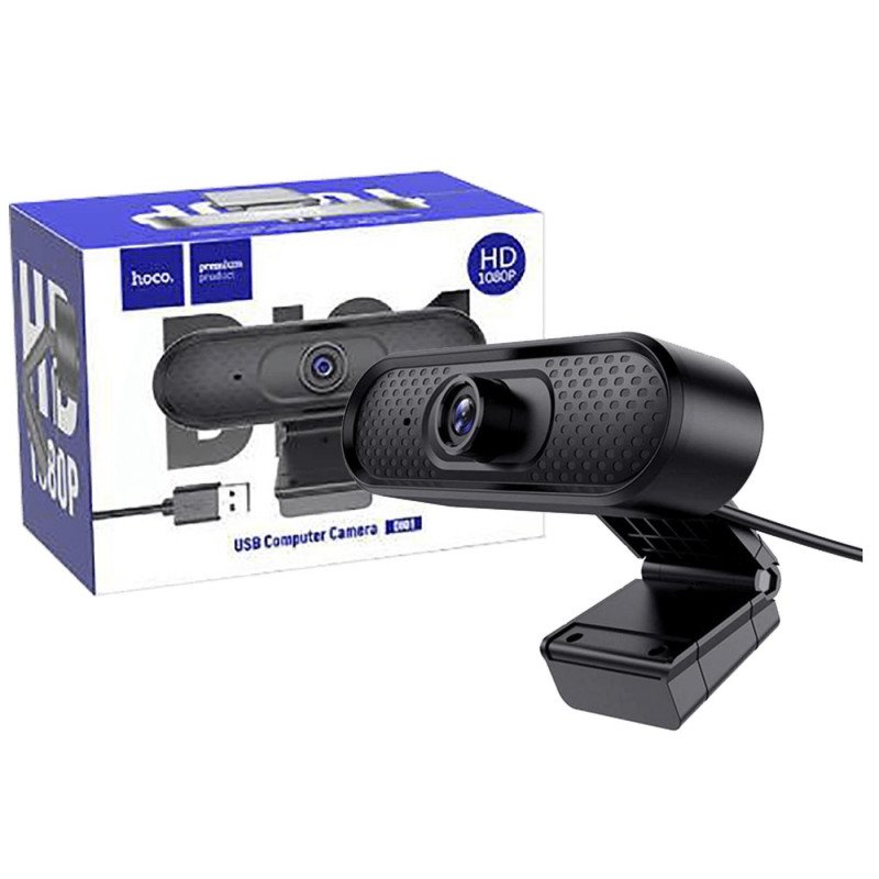 Hoco web kamera sa mikrofonom DI01, 1080p, USB