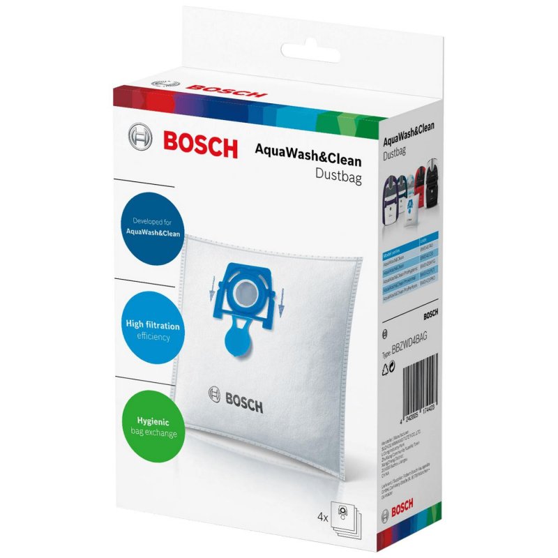 Bosch vrećice za usisivač, pakiranje 4 kom. BBZWD4BAG