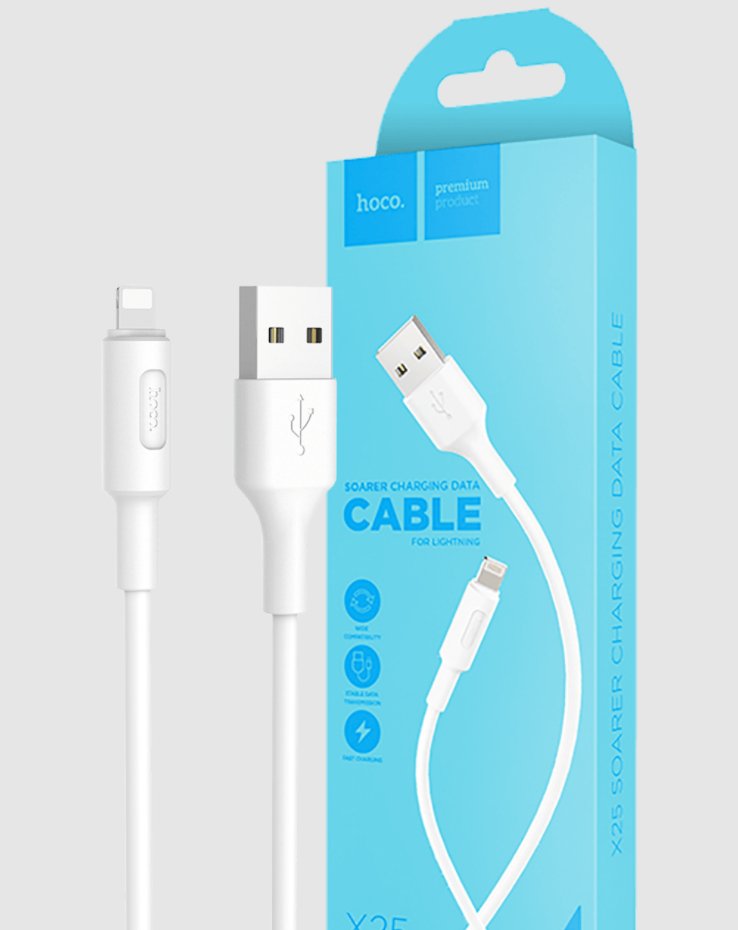 USB kabal za iPhone Lightning 1 m bijela